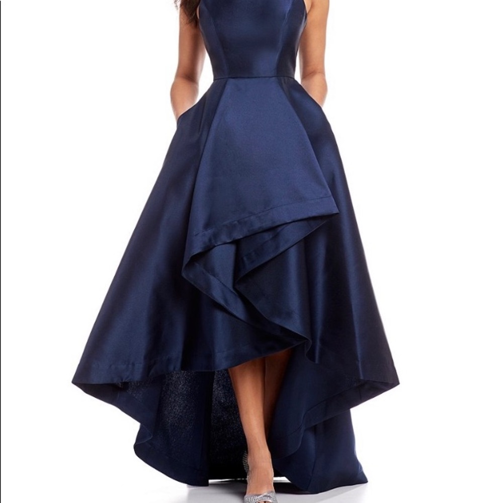 Adrianna Papell Hi-low Asymmetrical Midnight-Gown